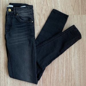 H&M Black Distressed Skinny Jeans